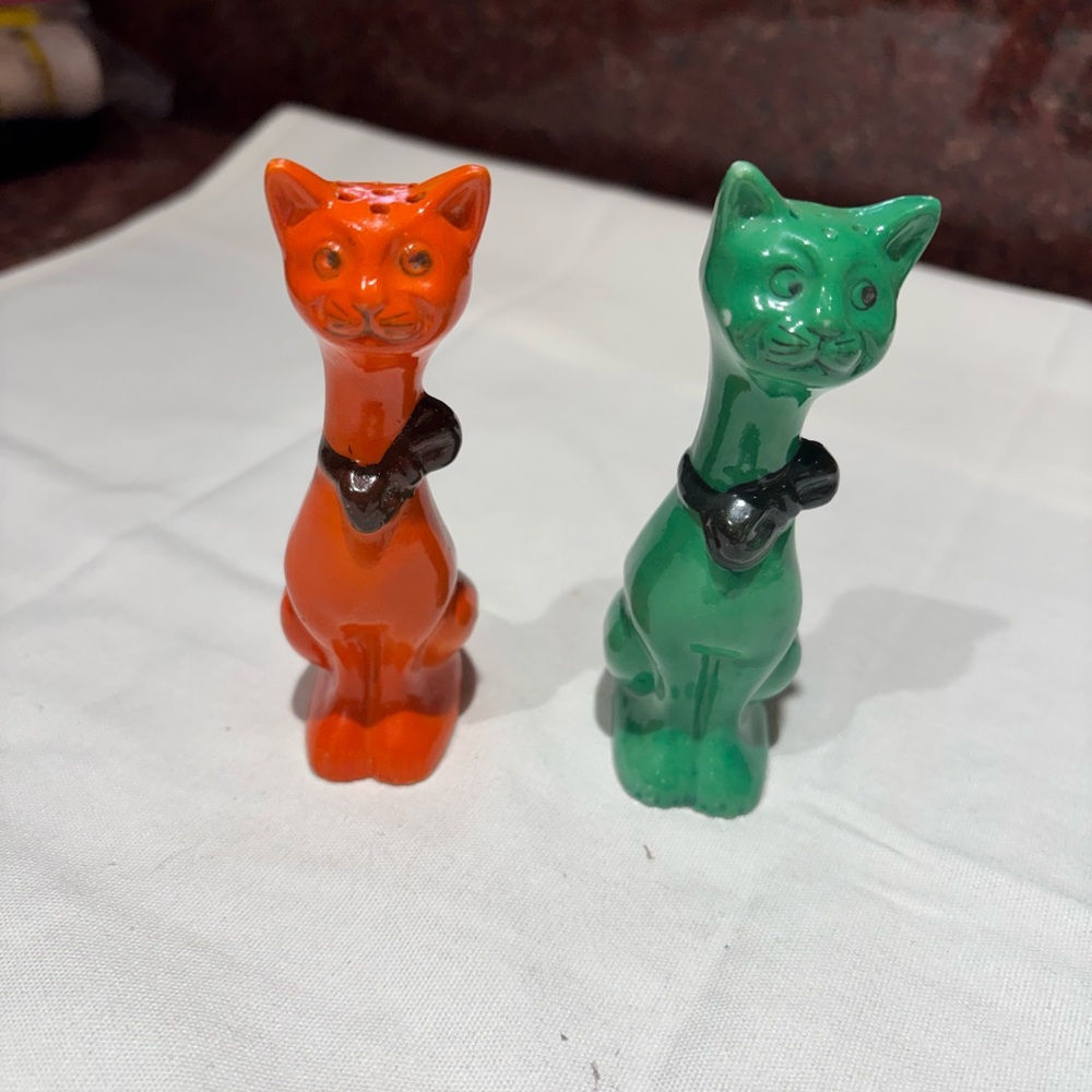 Colorful Cat Figurines
